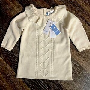 NWT - Jacadi Paris - Wool Cashmere Blend Girl Dress